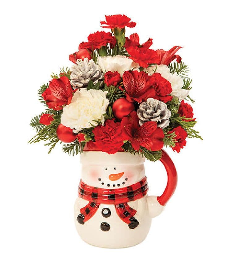 Snowman Sips Bouquet 