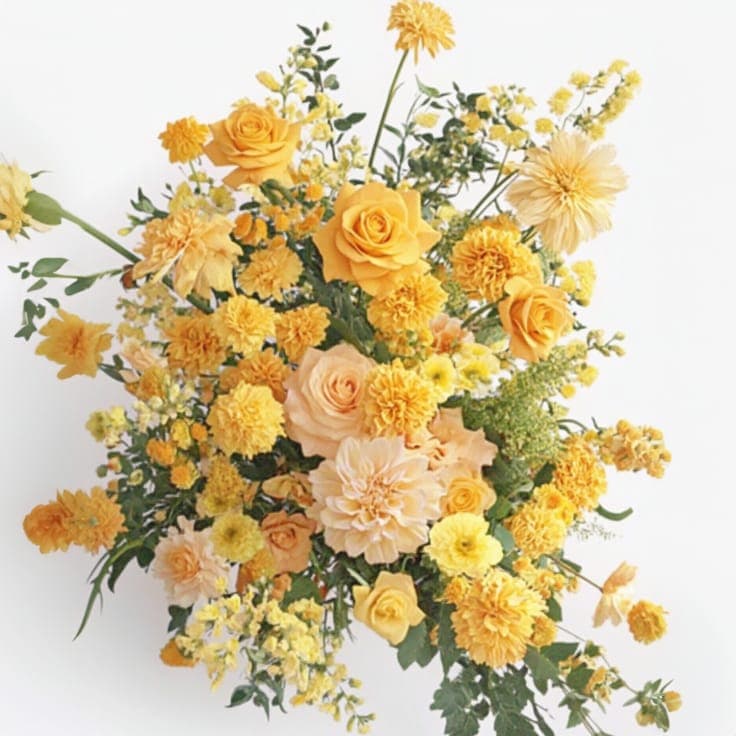 Yellow Standing Spray
