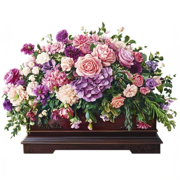 Funeral Casket Cover - Medium