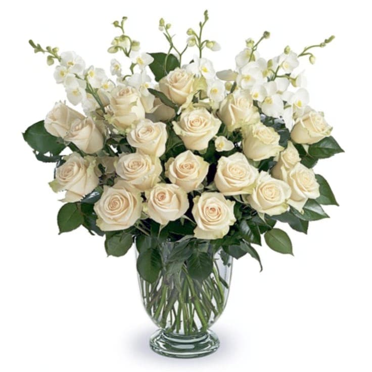 The Orchids Rose Bouquet