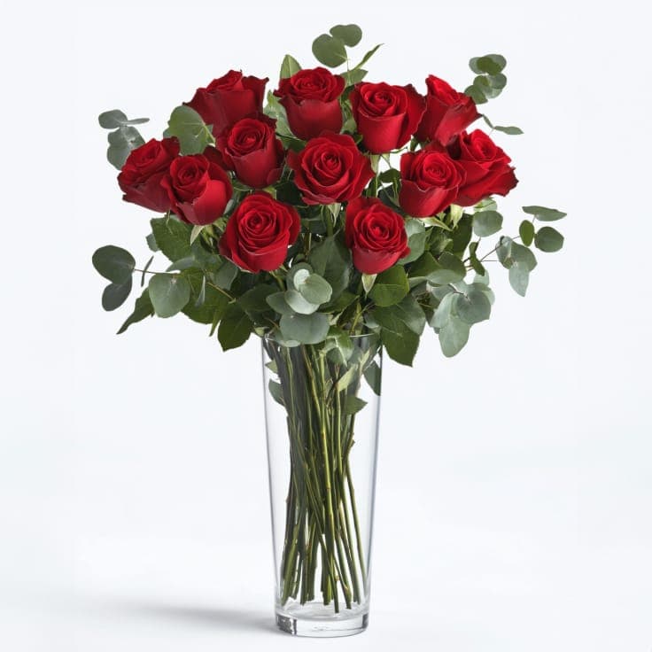 Elegant Dozen Roses