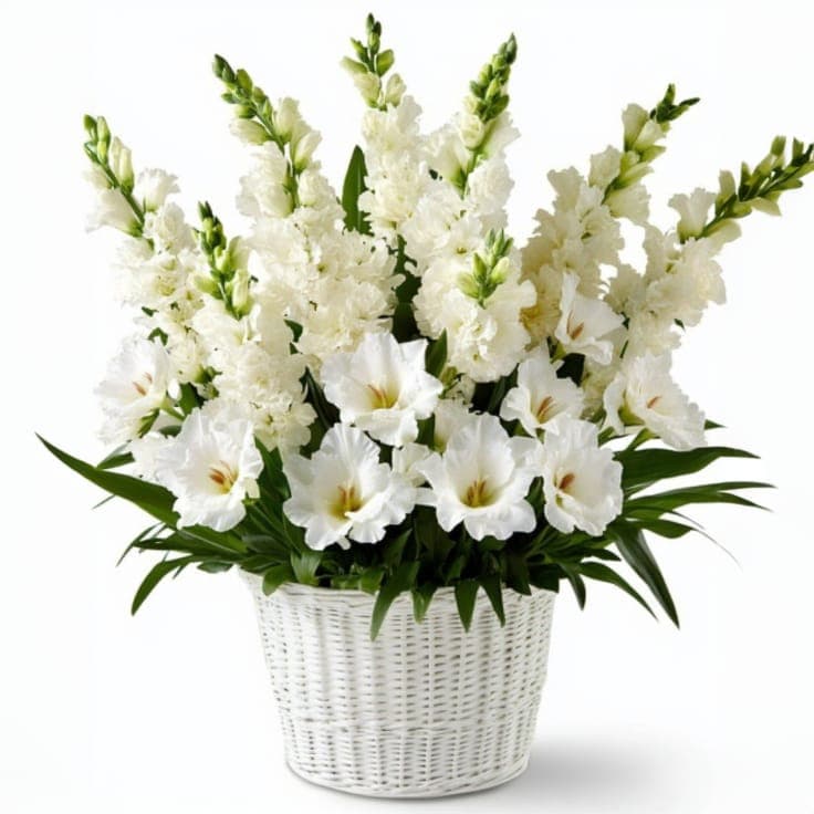 Garden of Pure Zen Sympathy Basket