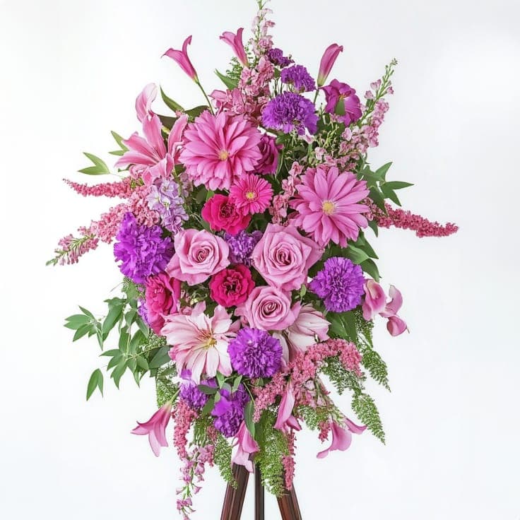 Pink Standing Spray