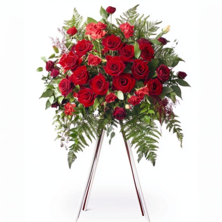 Red Standing Spray