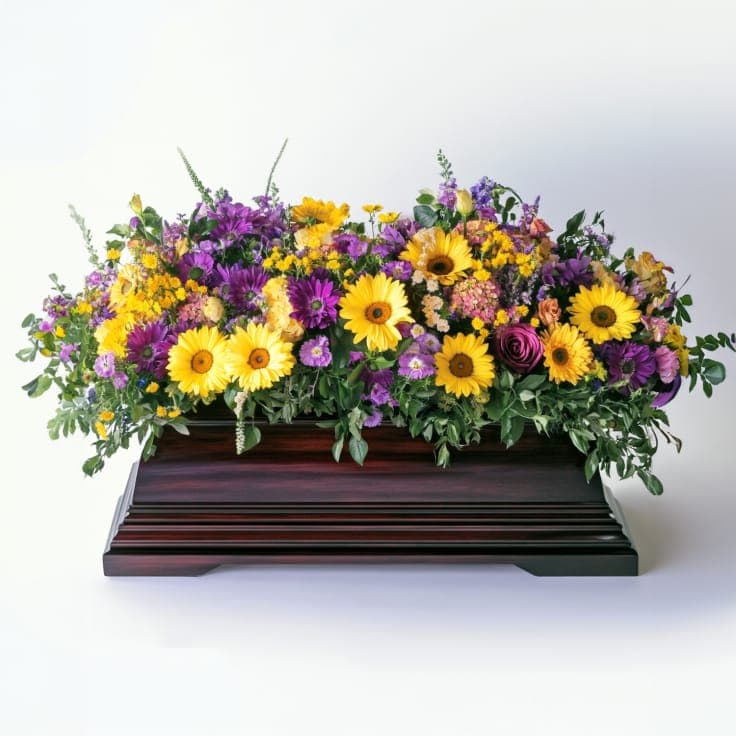 final farewell casket cover