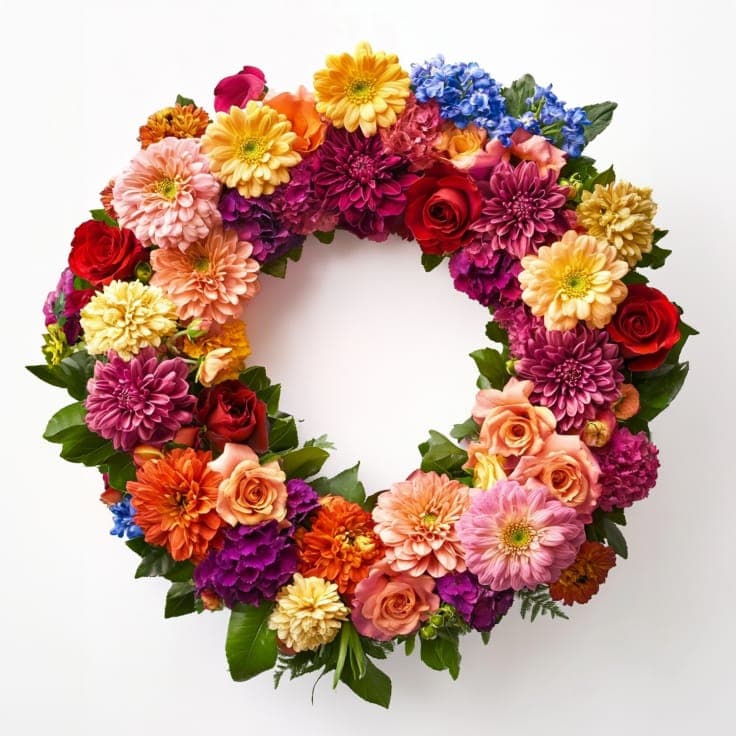 Sunburst of Love Sympathy Wreath