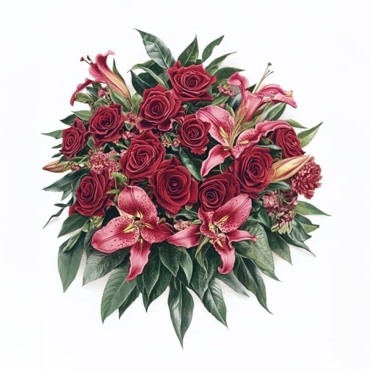 Casket Funeral Spray