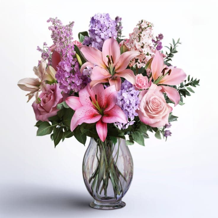 Delightful Pink Flower Arrangement