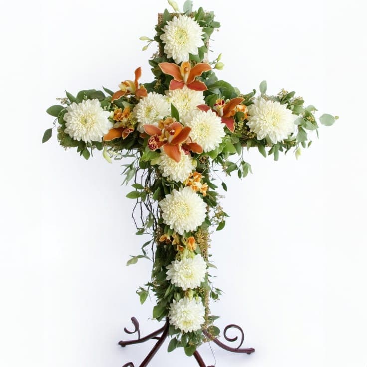 Cross Funeral Easel