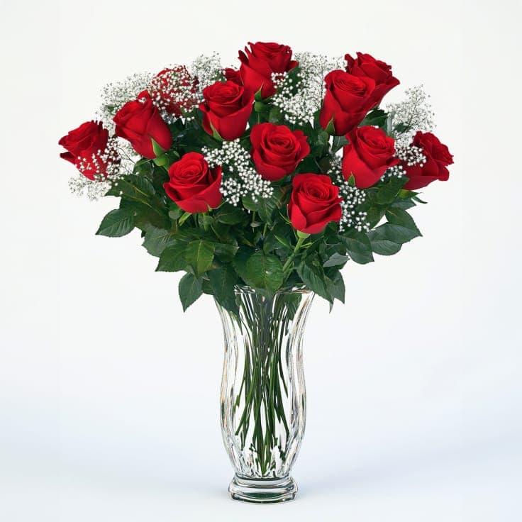 One Dozen Red Roses