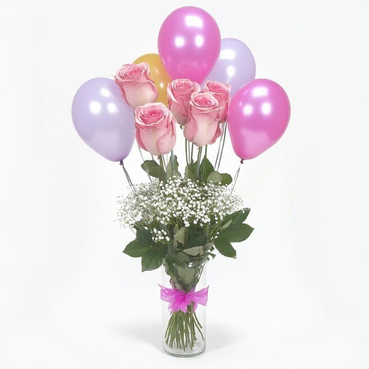 Bright and Cheerful Pink Roses