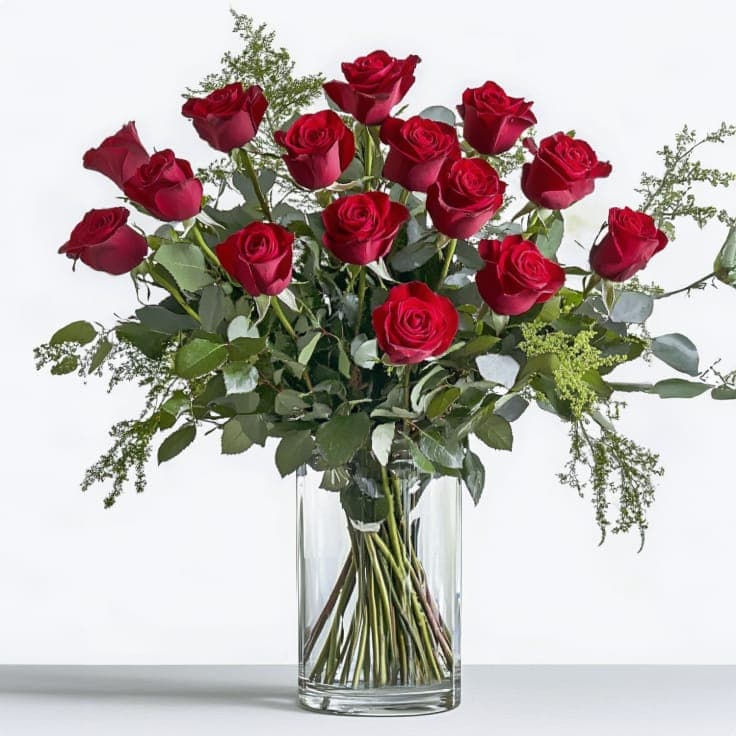 One Dozen Red Roses