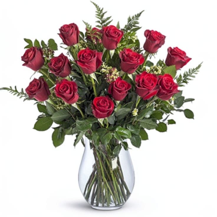 Twenty-Four Fabulous Red Roses