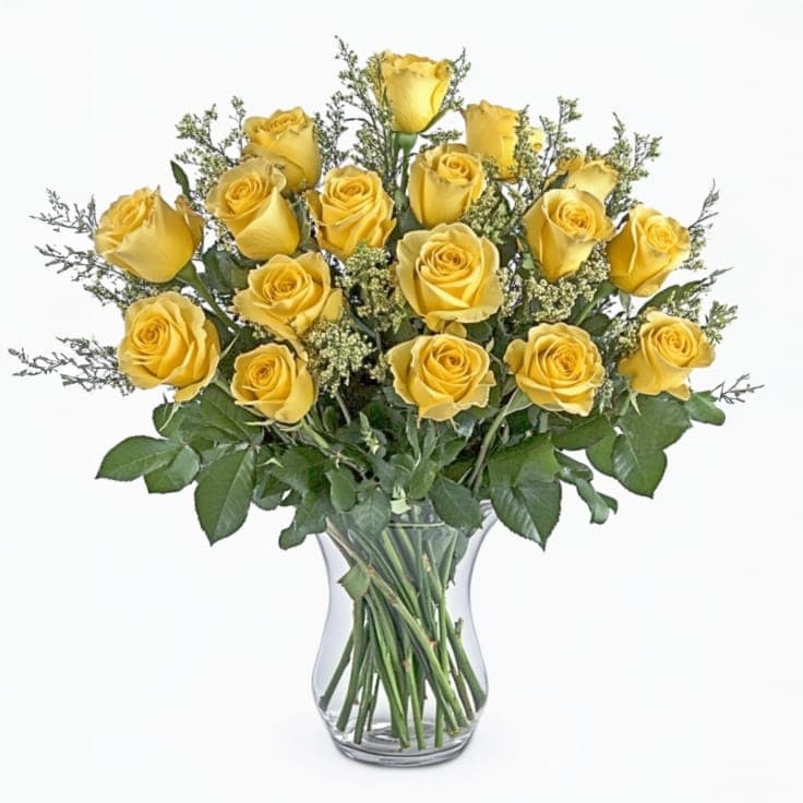 2 Dozen Yellow Roses