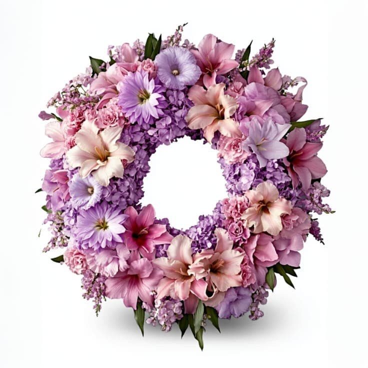 Lavish Lavender Wreath