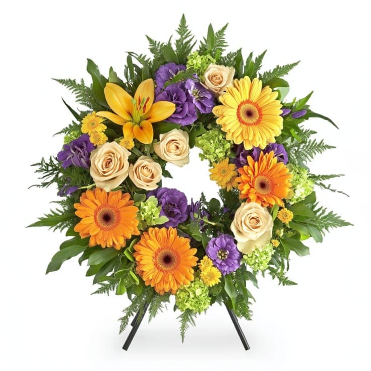 A Life in Color Sympathy Wreath