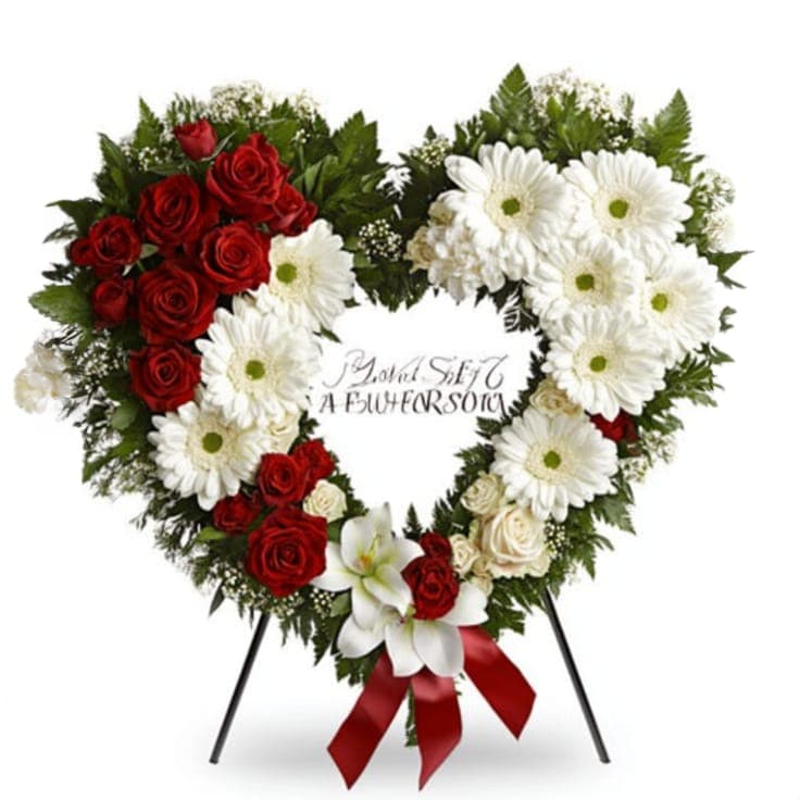 With love Sympathy Wreath