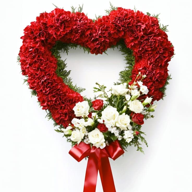 From the Heart Standing Wreath