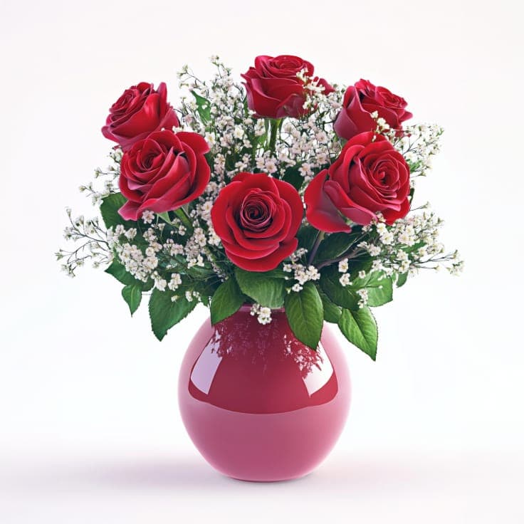 Richly Colored Roses