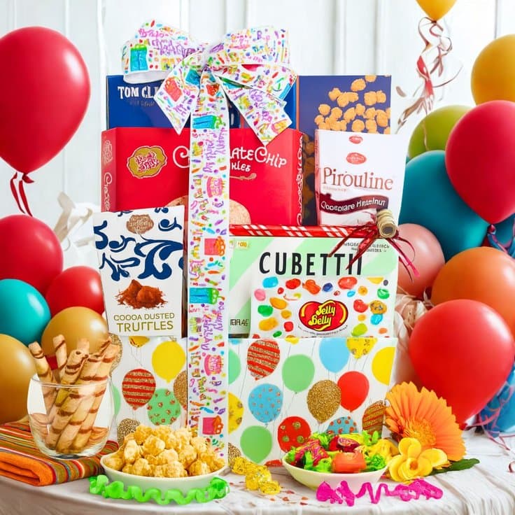 Let's Celebrate! Birthday Treats Gift Basket