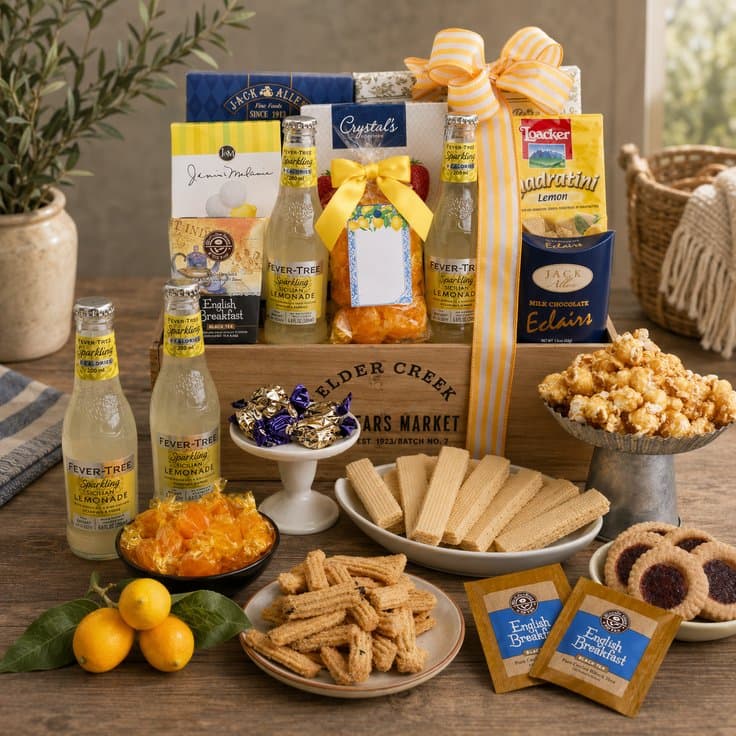 Sunshine is for Lemonade Summer Gift Basket