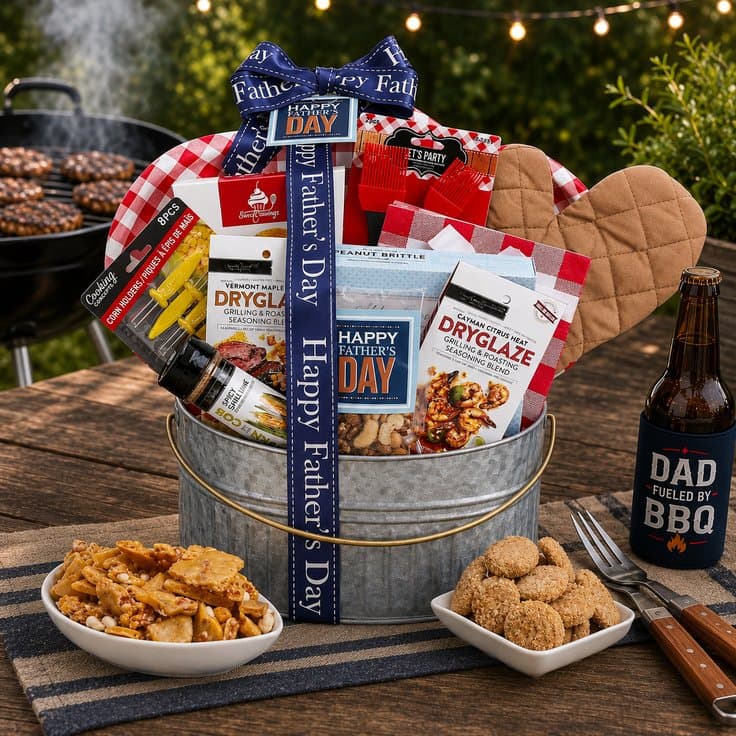 King of the Grill Father's Day Gift Basket