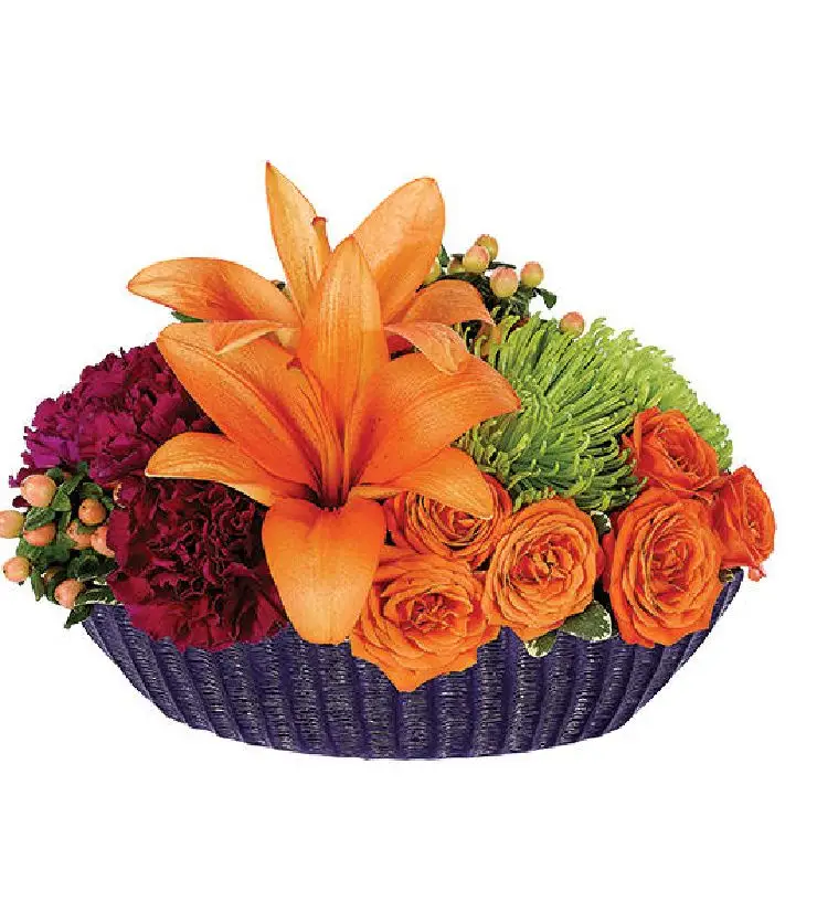 Plum Harvest Centerpiece