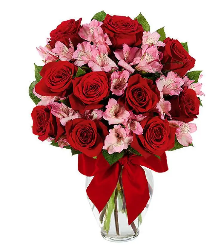 Rose & Alstroemeria Romance Bouquet