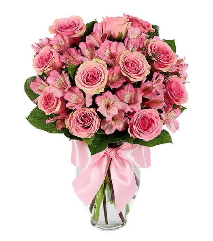 Rose & Alstroemeria Blush Bouquet