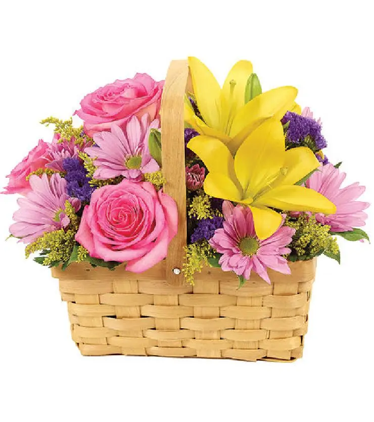 Spring Blossoms Basket